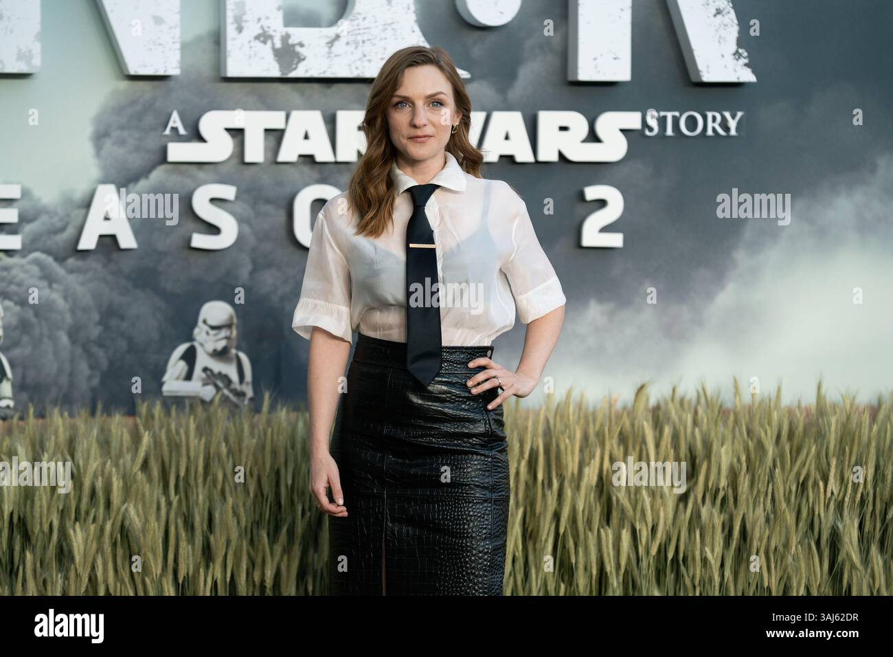 LONDRES, ANGLETERRE - 10 AVRIL : Faye Marsay assiste à la deuxième saison britannique 'Andor' Sneak Peek à Lightroom le 10 avril 2025 à Londres, Angleterre. (Photo de LounisPhotography / Alamy News) Banque D'Images