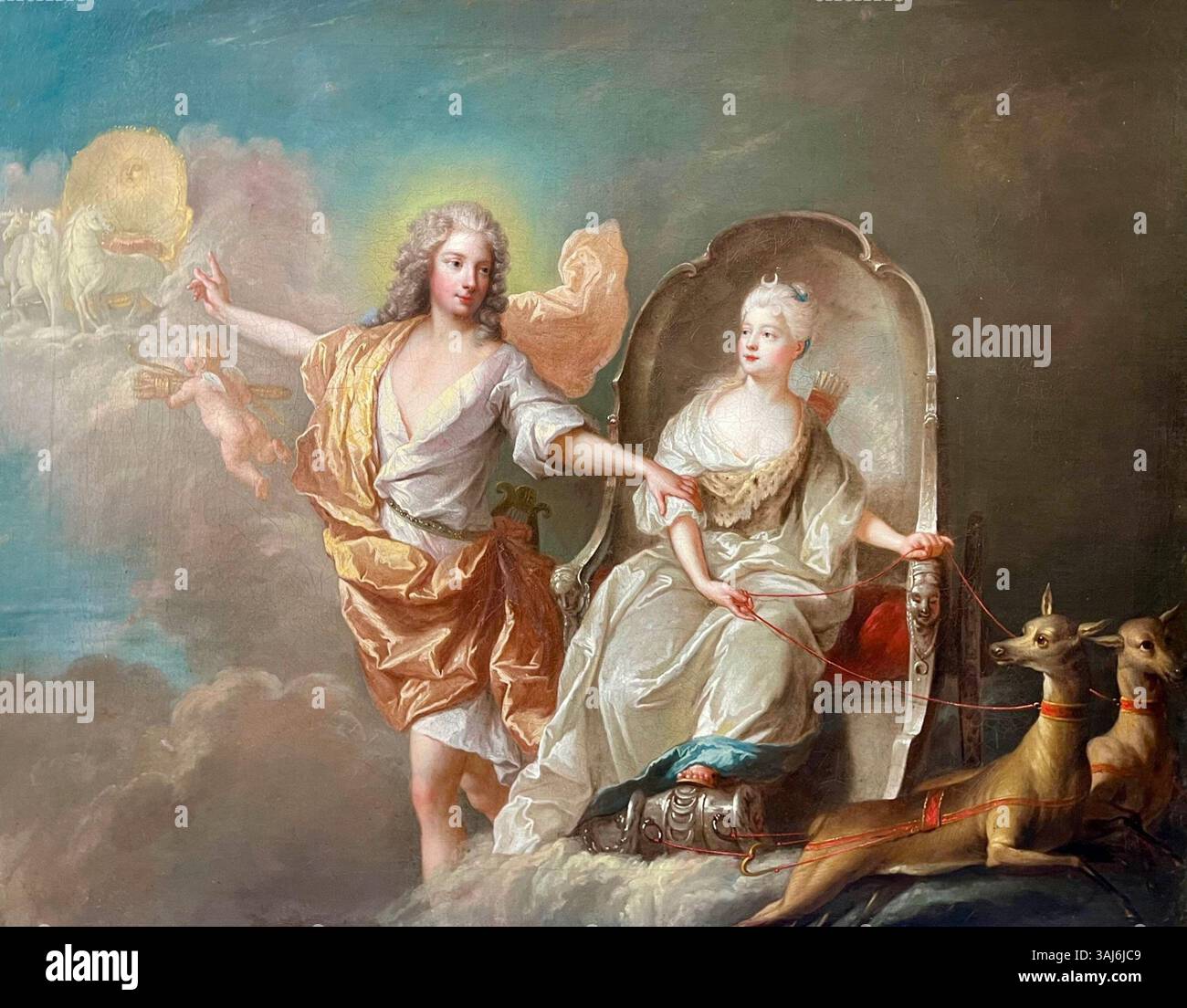 Prince Conti Ce portrait du XVIIe/XVIIIe siècle réalisé par François de Troy et son ...