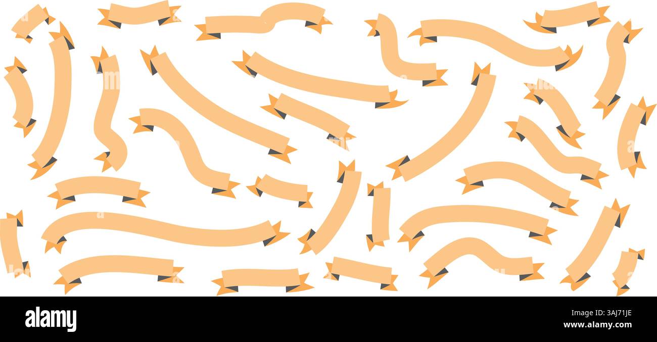 motif de styles de ruban sur le vecteur de fond blanc Illustration de Vecteur