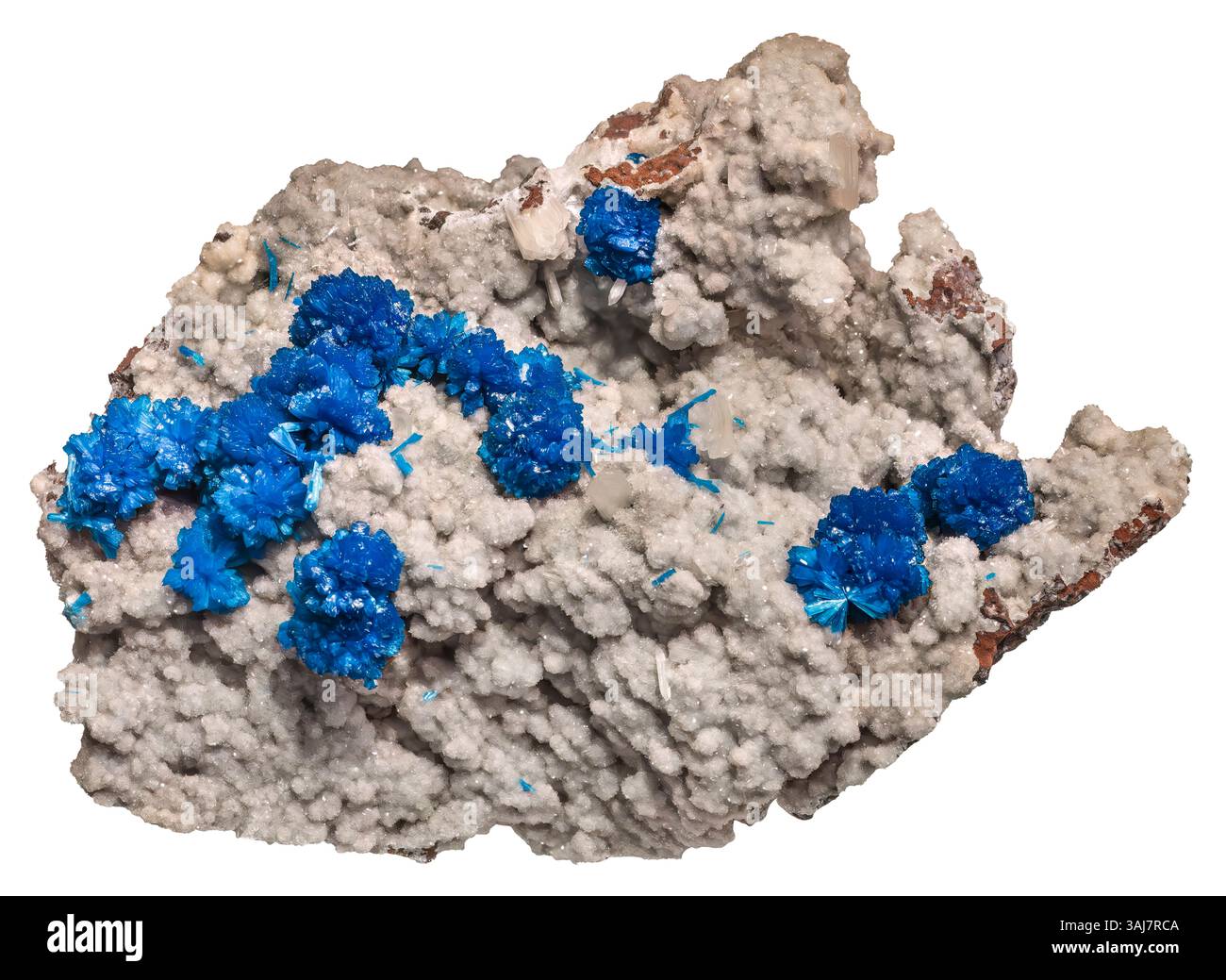 Cavansite, Maharashtra, Inde Banque D'Images