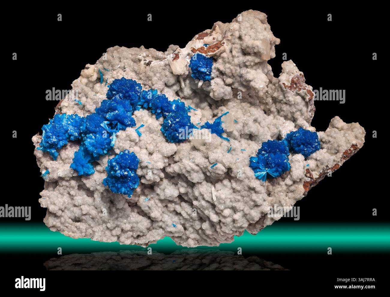 Cavansite, Maharashtra, Inde Banque D'Images