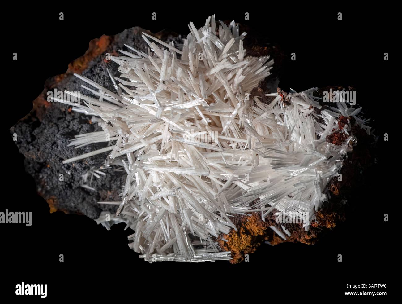 Cerussite, comté de Santa Cruz, Arizona Banque D'Images
