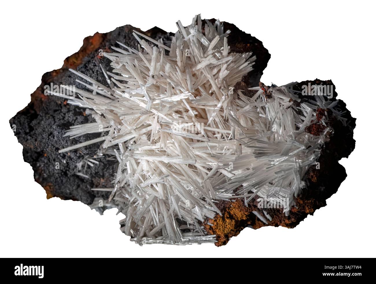 Cerussite, comté de Santa Cruz, Arizona Banque D'Images