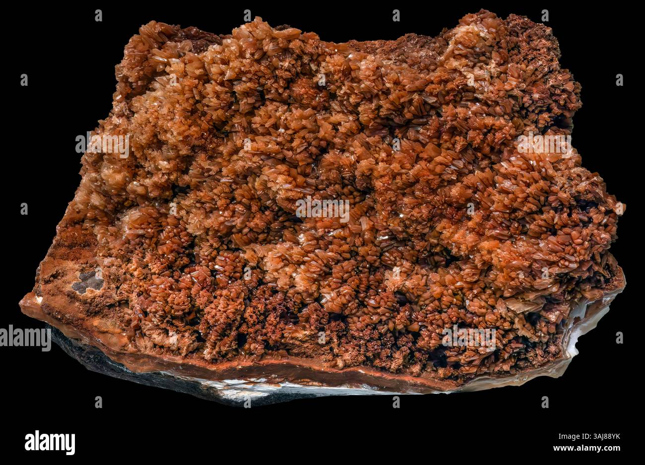 Hopeite, mine de Broken Hill, Zambie Banque D'Images