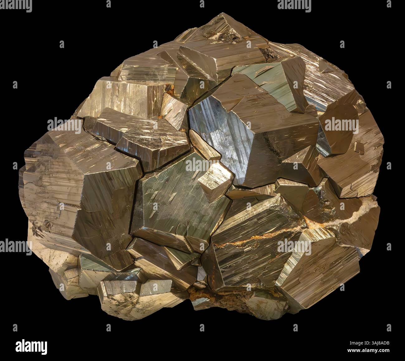 Pyrite de fer, mine de Tucson, Leadville, Colorado Banque D'Images