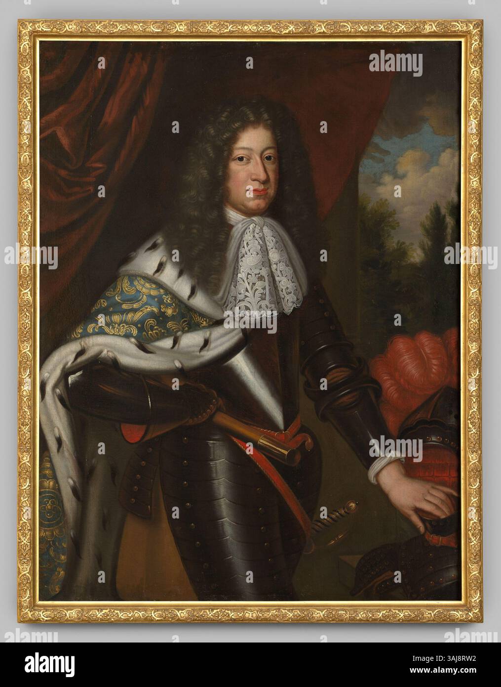 Portrait du XVIIe siècle de Friedrich Ier, roi de Prusse (1657-1713), réalisé entre 1675 et 1724. La peinture à l'huile sur toile fait partie de la collection Geldersch Landschap en Kasteelen. Banque D'Images
