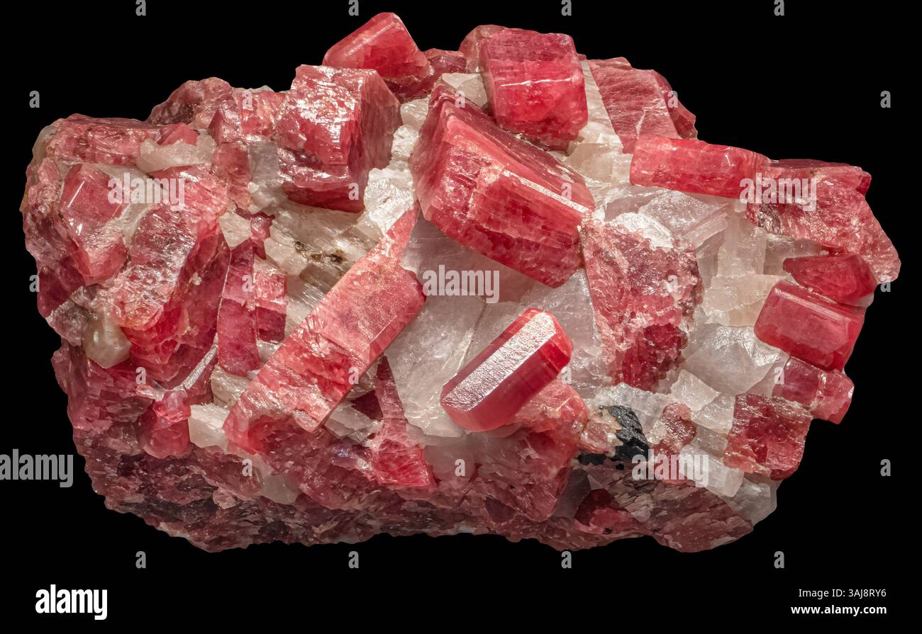 Rhodochrosite, comté de Park, Colorado Banque D'Images