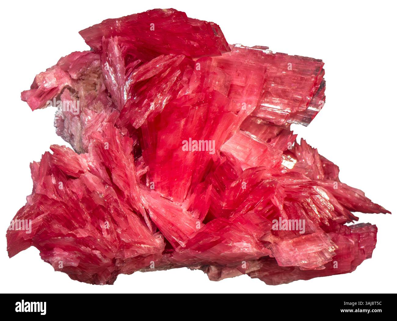 Rhodonite, Province de Bolognesi, Pérou Banque D'Images