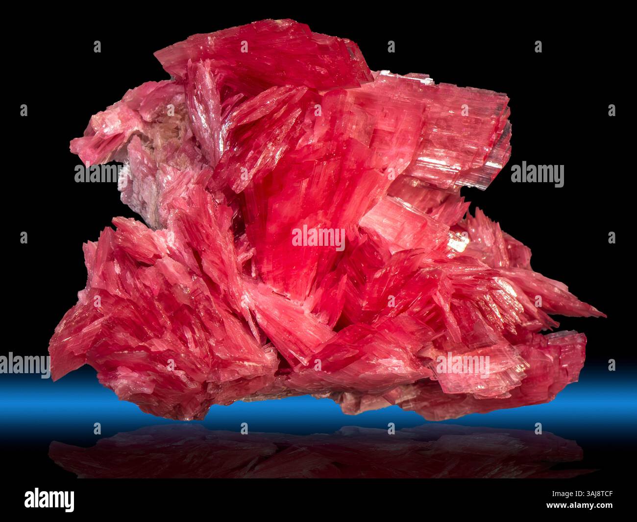 Rhodonite, Province de Bolognesi, Pérou Banque D'Images