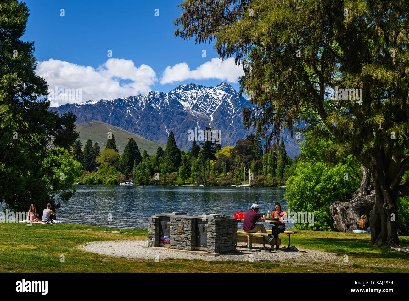 Belles vues autour de Queenstown, Nouvelle-Zélande Banque D'Images