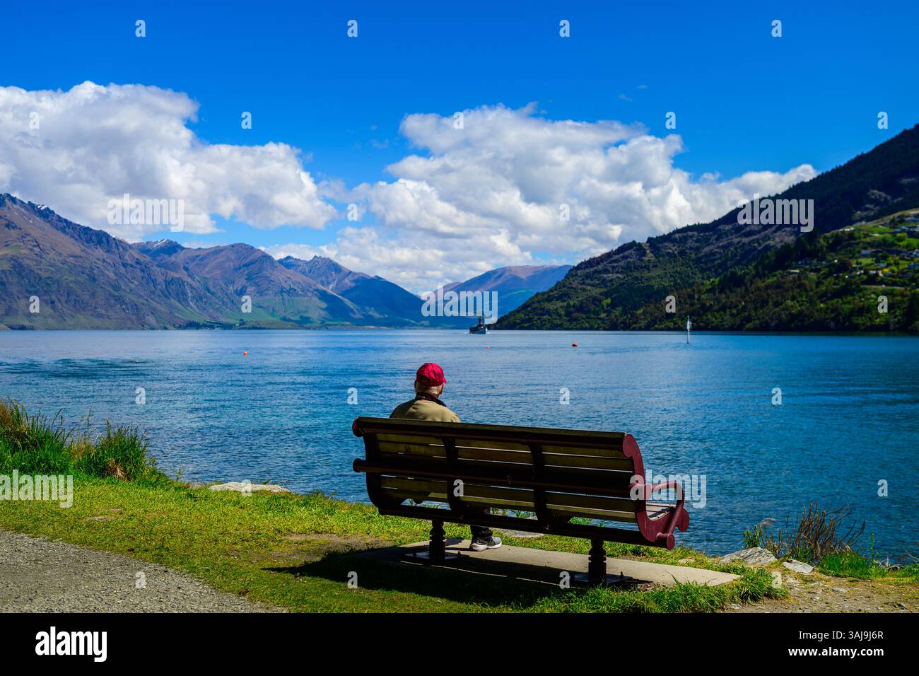 Belles vues autour de Queenstown, Nouvelle-Zélande Banque D'Images