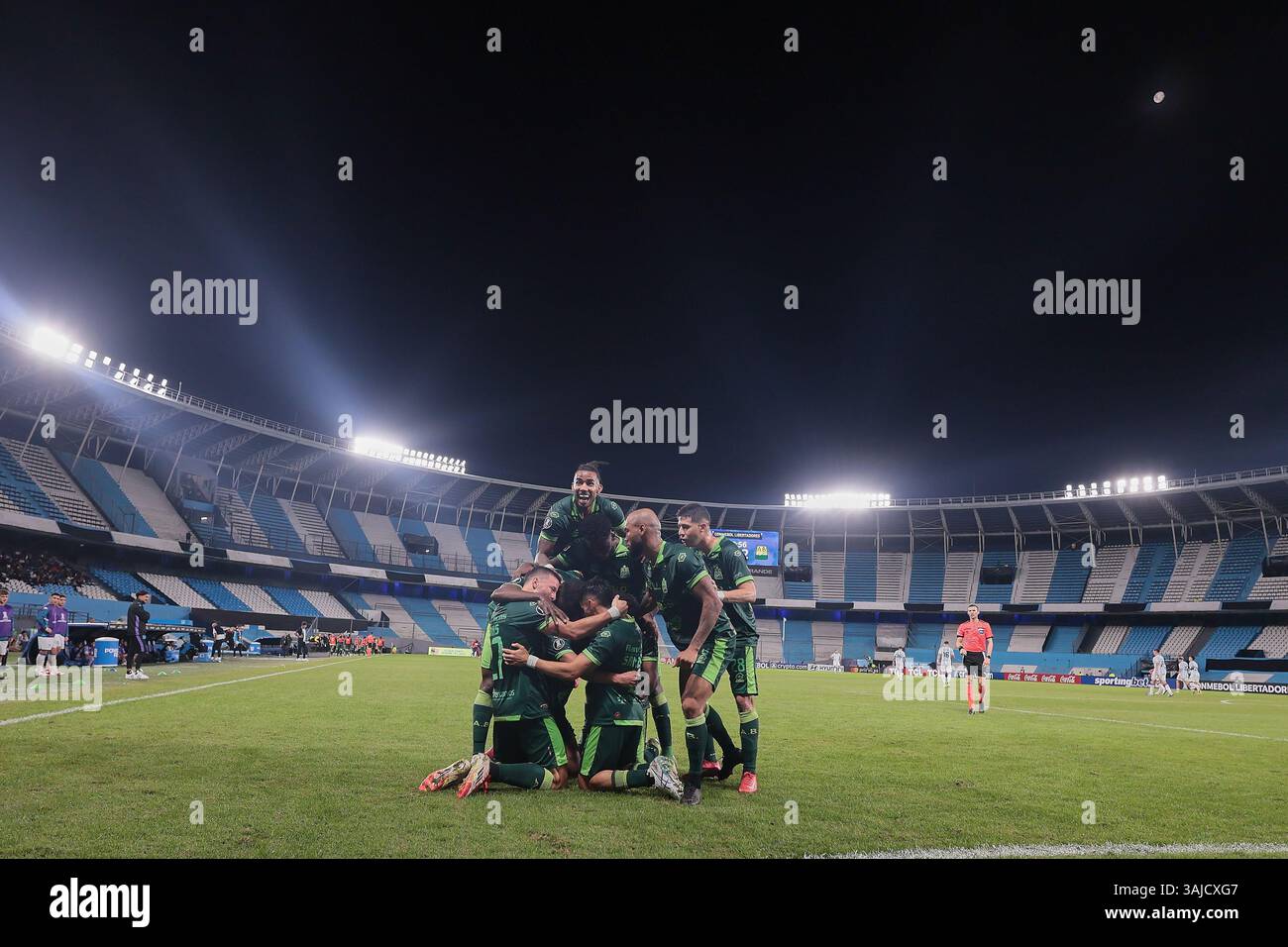 Bucaramanga célèbre leurs objectifs Banque D'Images