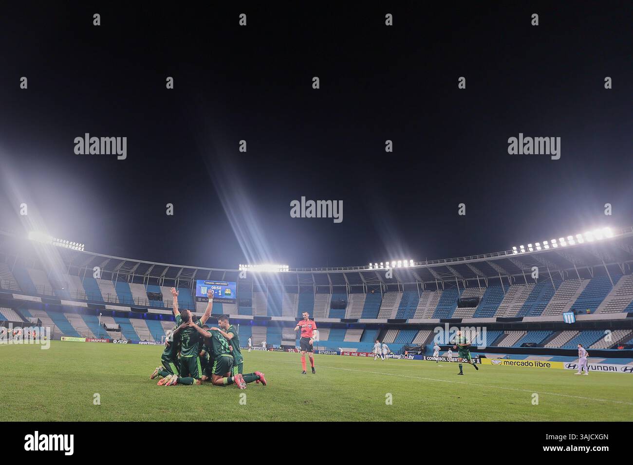 Bucaramanga célèbre leurs objectifs Banque D'Images