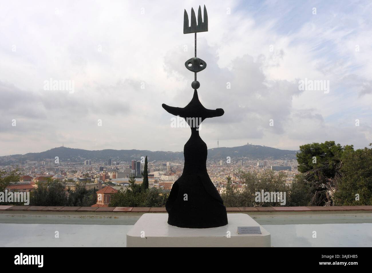 Fondation Joan Miro ; artiste Joan Miró ; artiste espagnol Joan Miro ; Barcelone ; Fundacio Miró ; Montjuic ; ville de Barcelone. Art contemporain ; Banque D'Images