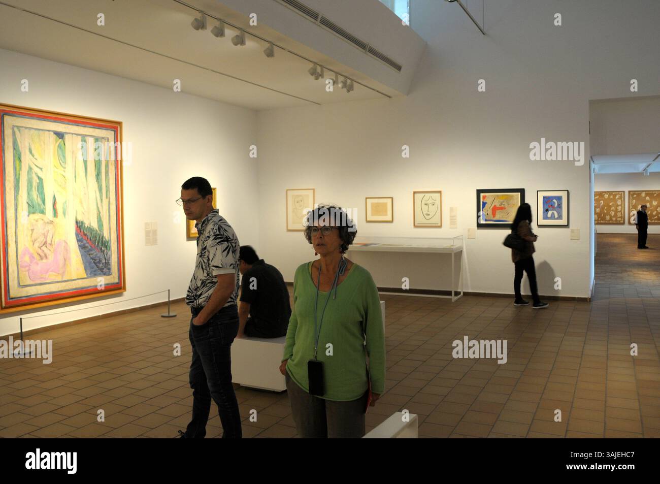 Henri Matisse à la fondation Joan Miro ; peinture ; détail ; dessin ; artiste Joan Miró ; artiste espagnol Joan Miro ; Barcelone ; Fundacio Miró ; Montjuic ; ville Banque D'Images