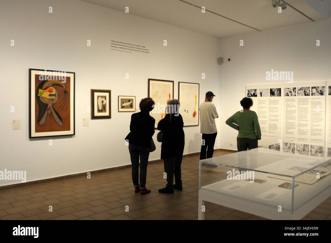 Henri Matisse à la fondation Joan Miro ; peinture ; détail ; dessin ; artiste Joan Miró ; artiste espagnol Joan Miro ; Barcelone ; Fundacio Miró ; Montjuic ; ville Banque D'Images