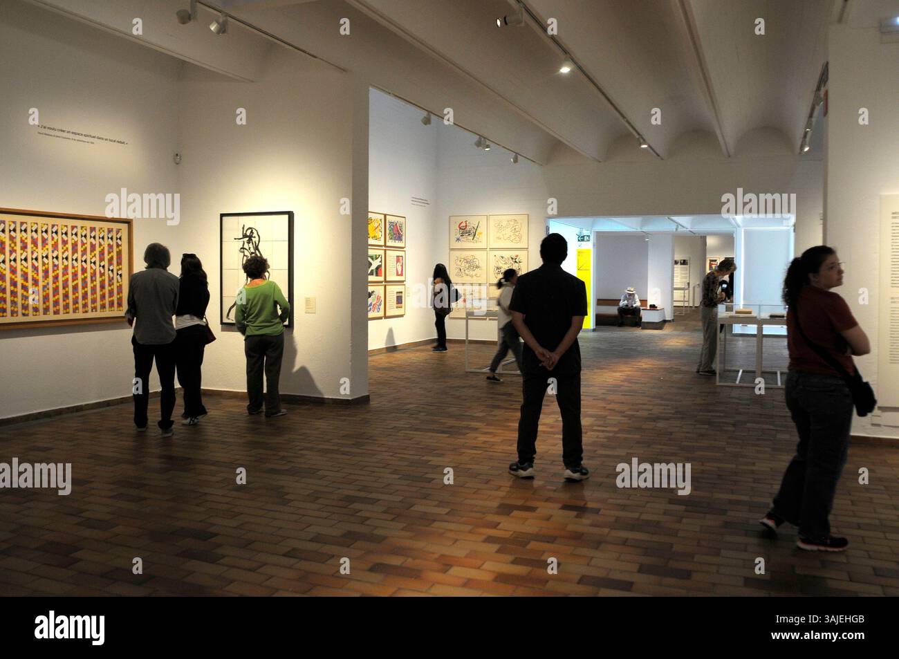 Henri Matisse à la fondation Joan Miro ; peinture ; détail ; dessin ; artiste Joan Miró ; artiste espagnol Joan Miro ; Barcelone ; Fundacio Miró ; Montjuic ; ville Banque D'Images