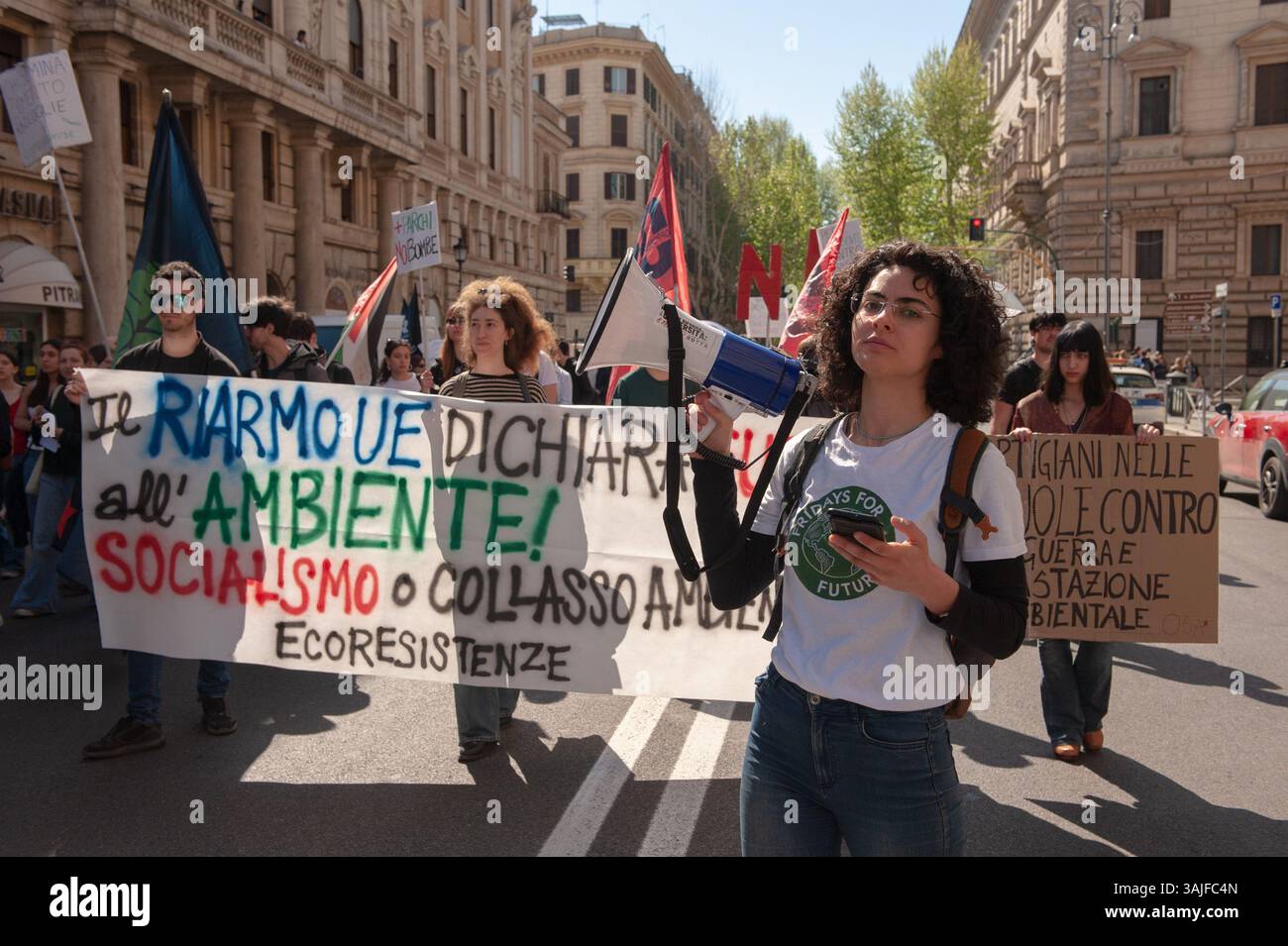 Rome, Italie. 11 avril 2025. Rome, Italie 11 avril 2025 : vendredi pour crédit futur : andrea sabbadini/Alamy Live News Banque D'Images