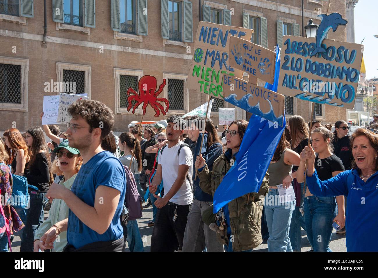 Rome, Italie. 11 avril 2025. Rome, Italie 11 avril 2025 : vendredi pour crédit futur : andrea sabbadini/Alamy Live News Banque D'Images