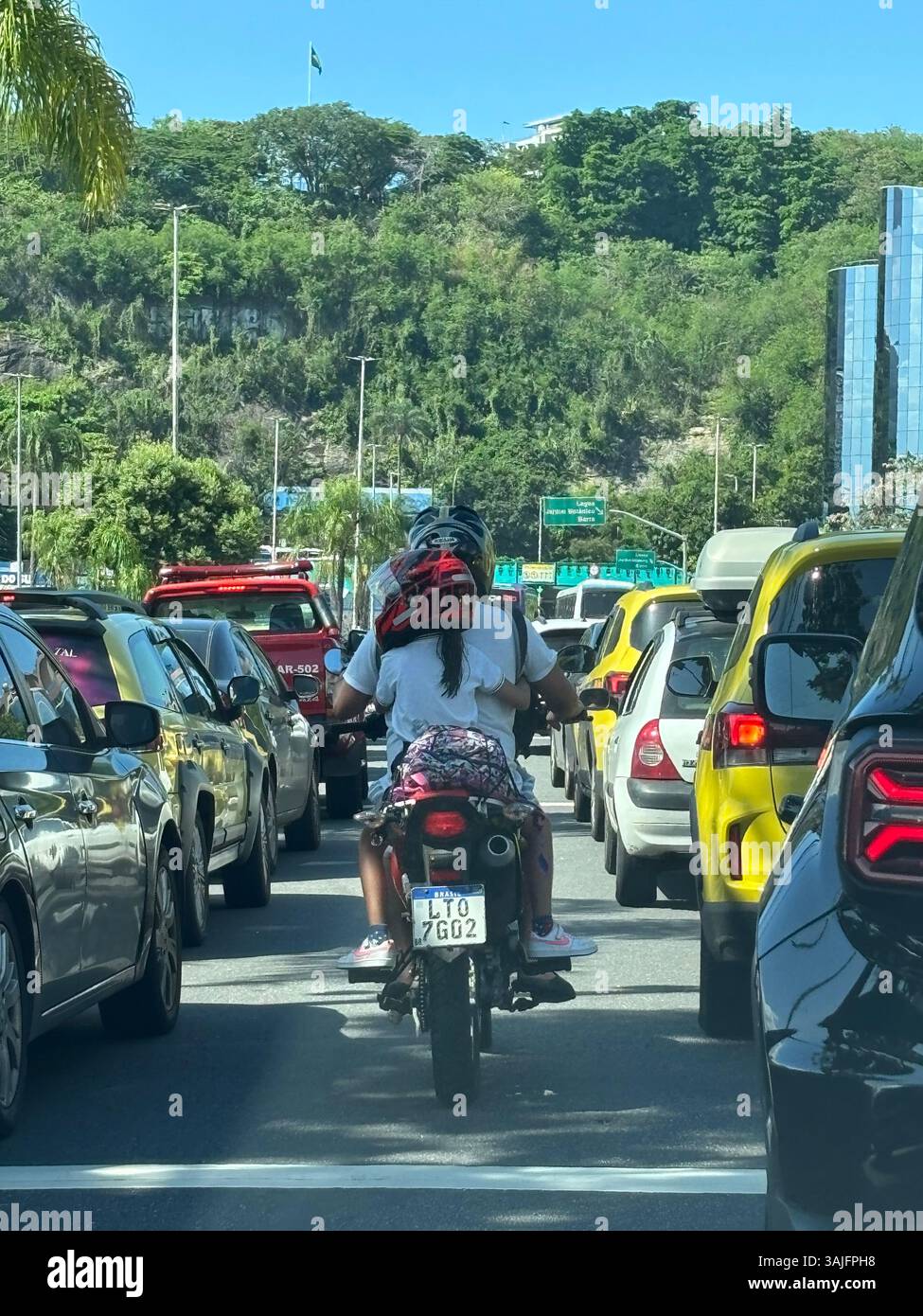 Embouteillage - Image de stock capturée avec un smartphone