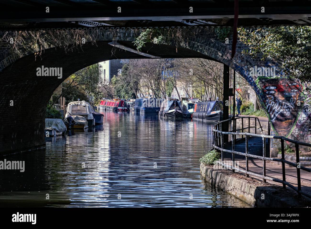 Regents Park canal Primrose Hill Londres Royaume-Uni Banque D'Images