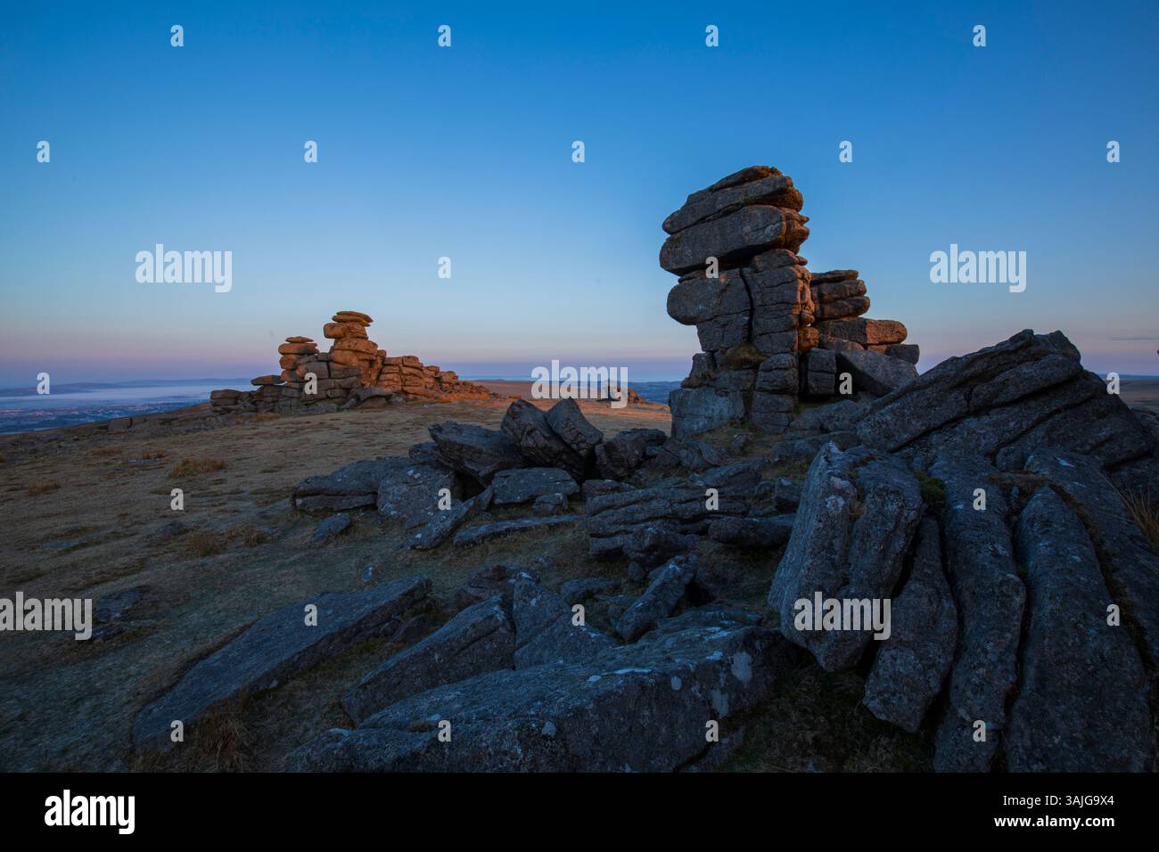Grand Staple Tor Dartmoor Banque D'Images
