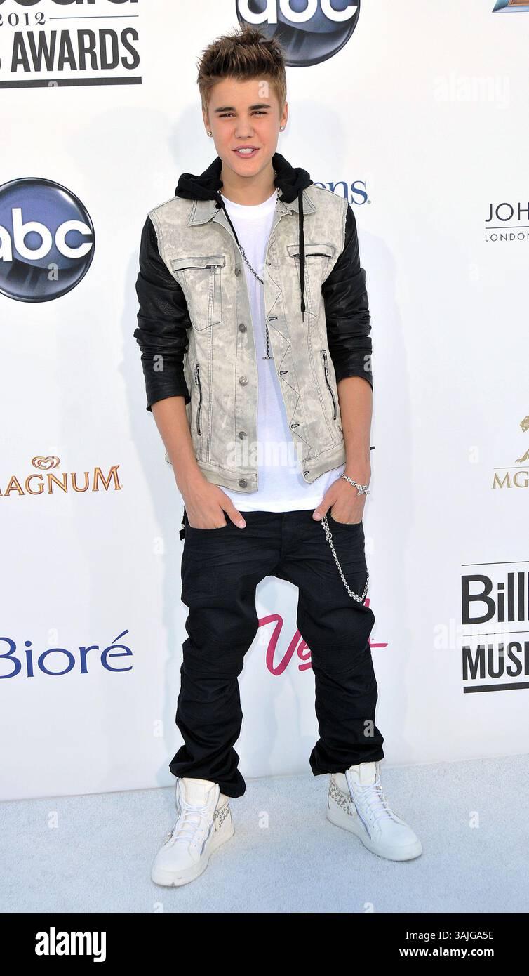 20 mai 2012 - Las Vegas, NV, USA - LAS VEGAS - 20 MAI : Justin Bieber aux Billboard Music Awards 2012 au MGM Grand Garden Arena le 20 mai 2012 à Las Vegas, NV (crédit image : © hPa/Newscom via ZUMA Press) Banque D'Images