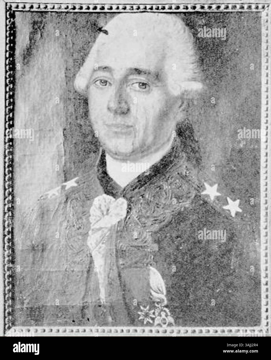 Portrait de Joseph Louis de Raimondis, conservé aux Archives du Var sous le numéro d'accession 10 Fi 69. L'œuvre capture sa ressemblance dans un contexte historique. Banque D'Images