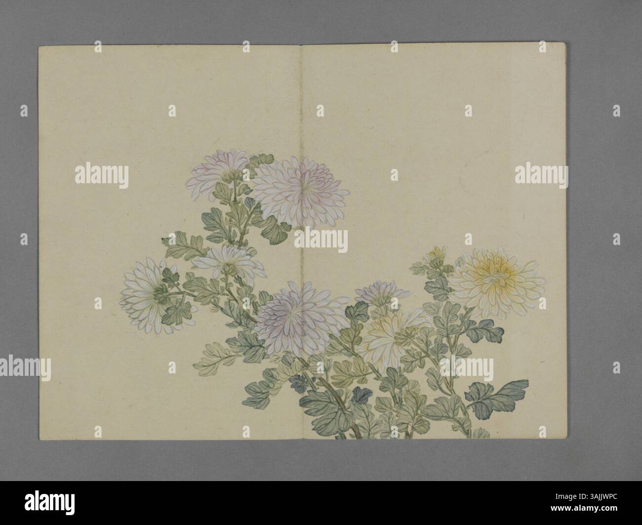 Pu Jiang (1708-1761) a créé des peintures de paysages et de figures qui capturent l'essence de la dynastie Qing. Ses œuvres, qui font partie de la collection du Palace Museum, sont célébrées pour leur brossage détaillé et leur équilibre de composition. Banque D'Images