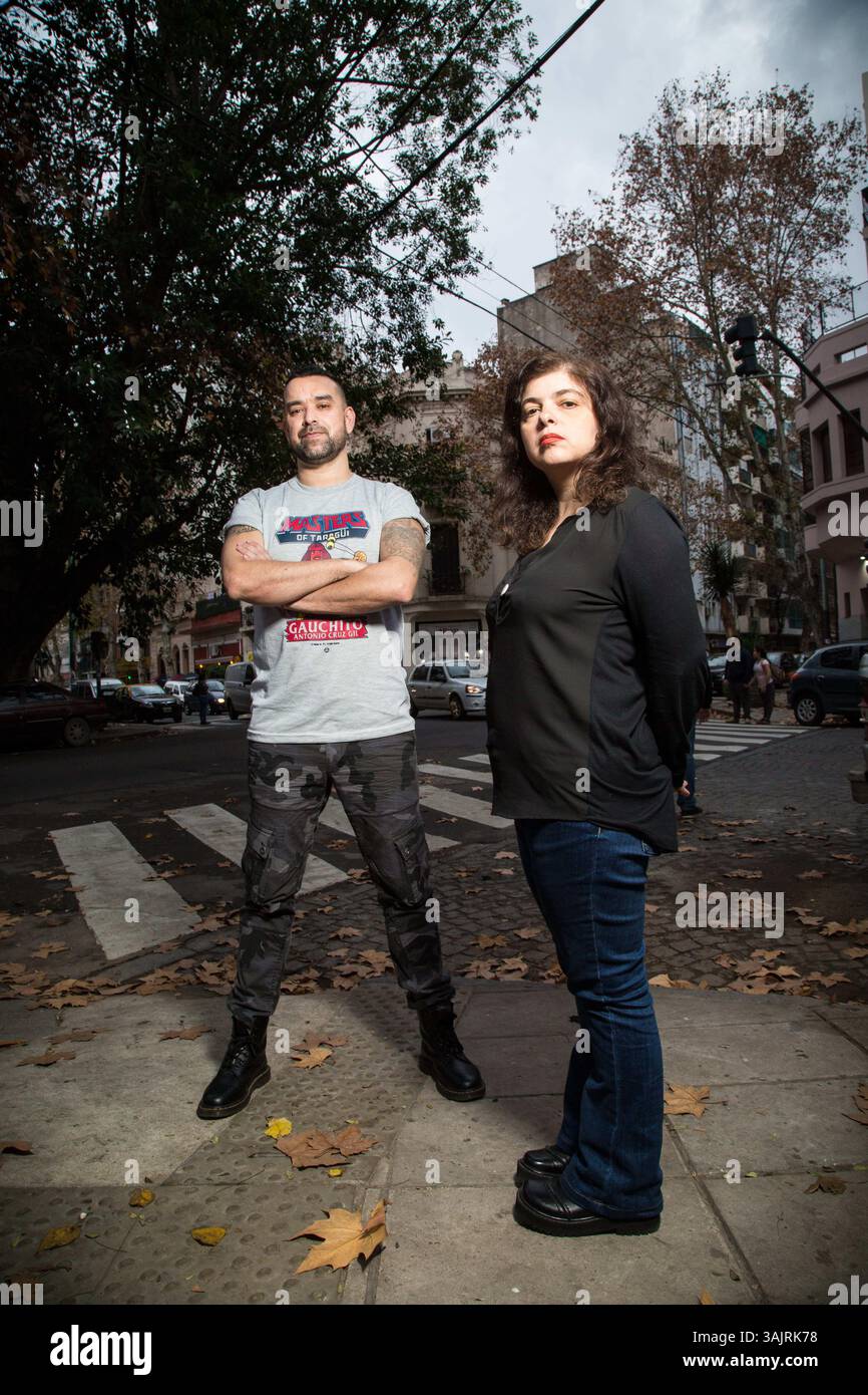 16 juin 2017 - Leo Oyola y Mariana Enriquez, escritores, DIALOGOS IDEA (crédit image : © Ignacio Sanchez/la Nacion/GDA via ZUMA Press) Banque D'Images