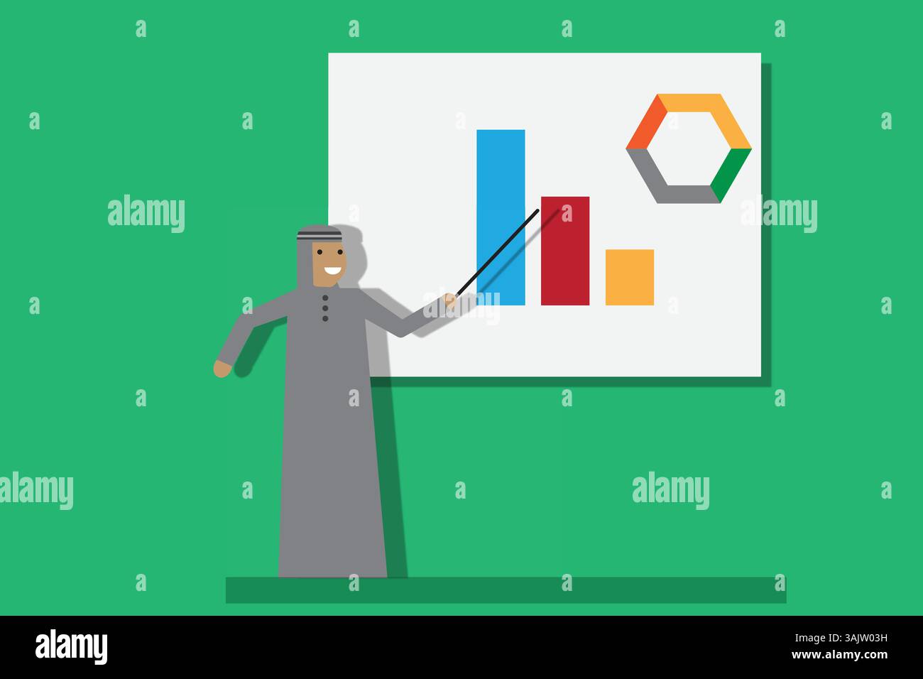 Arab Man Business Flat Design Character Stock Vector Illustration de Vecteur Arab Man Business Flat Design Character Stock Vector Illustration de Vecteur