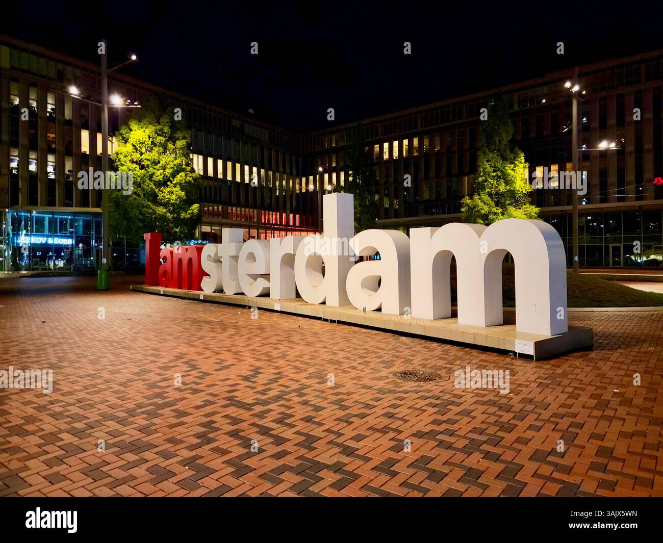 Je suis Amsterdam, Amsterdam, pays-Bas Banque D'Images