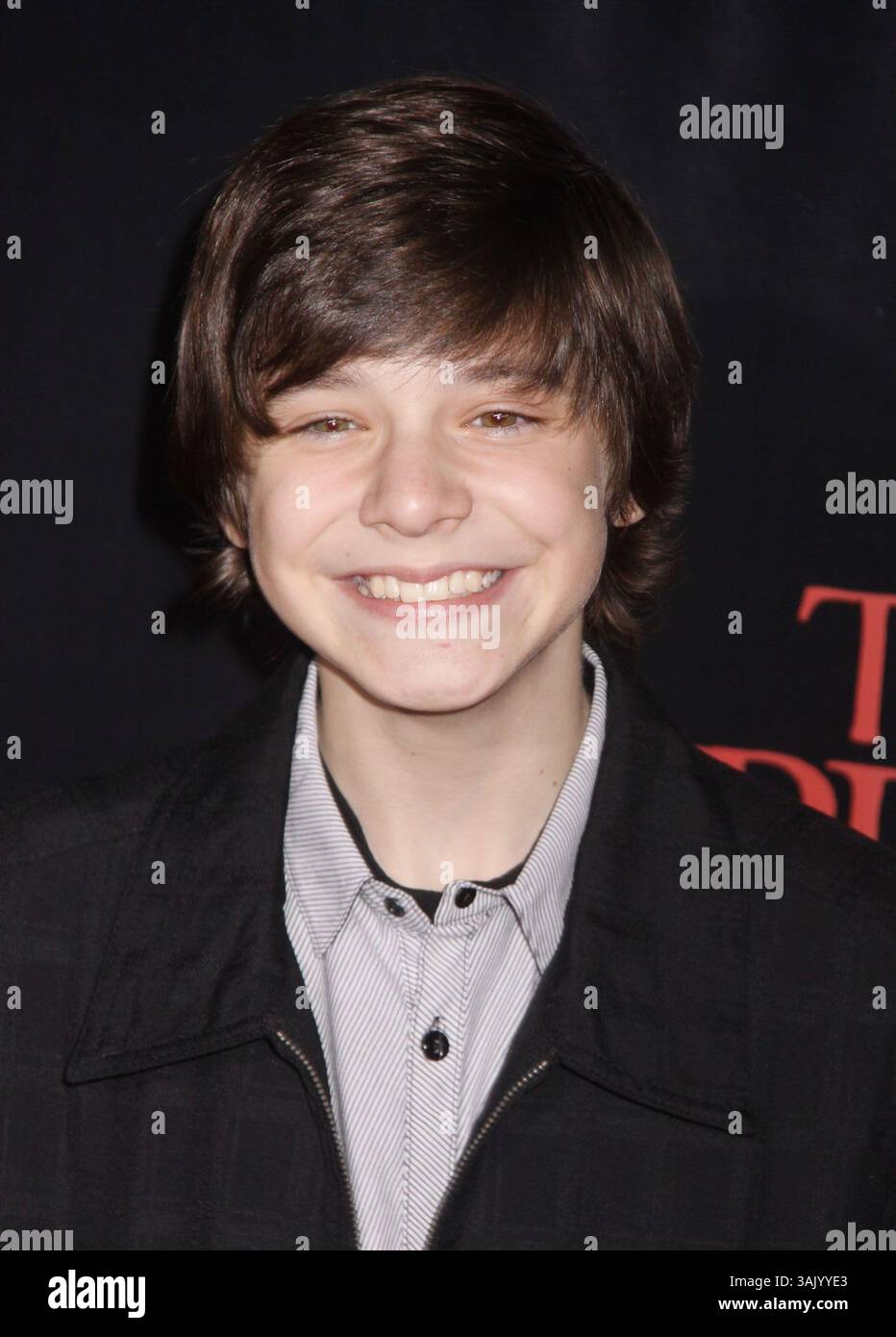 12 oct. 2009 - New York, New York, États-Unis - L'acteur BRAEDEN LEMASTERS assiste à la première New-yorkaise de 'The Beautifather' au SVA Theater. (Crédit image : © Nancy Kaszerman/ZUMA Press) Banque D'Images