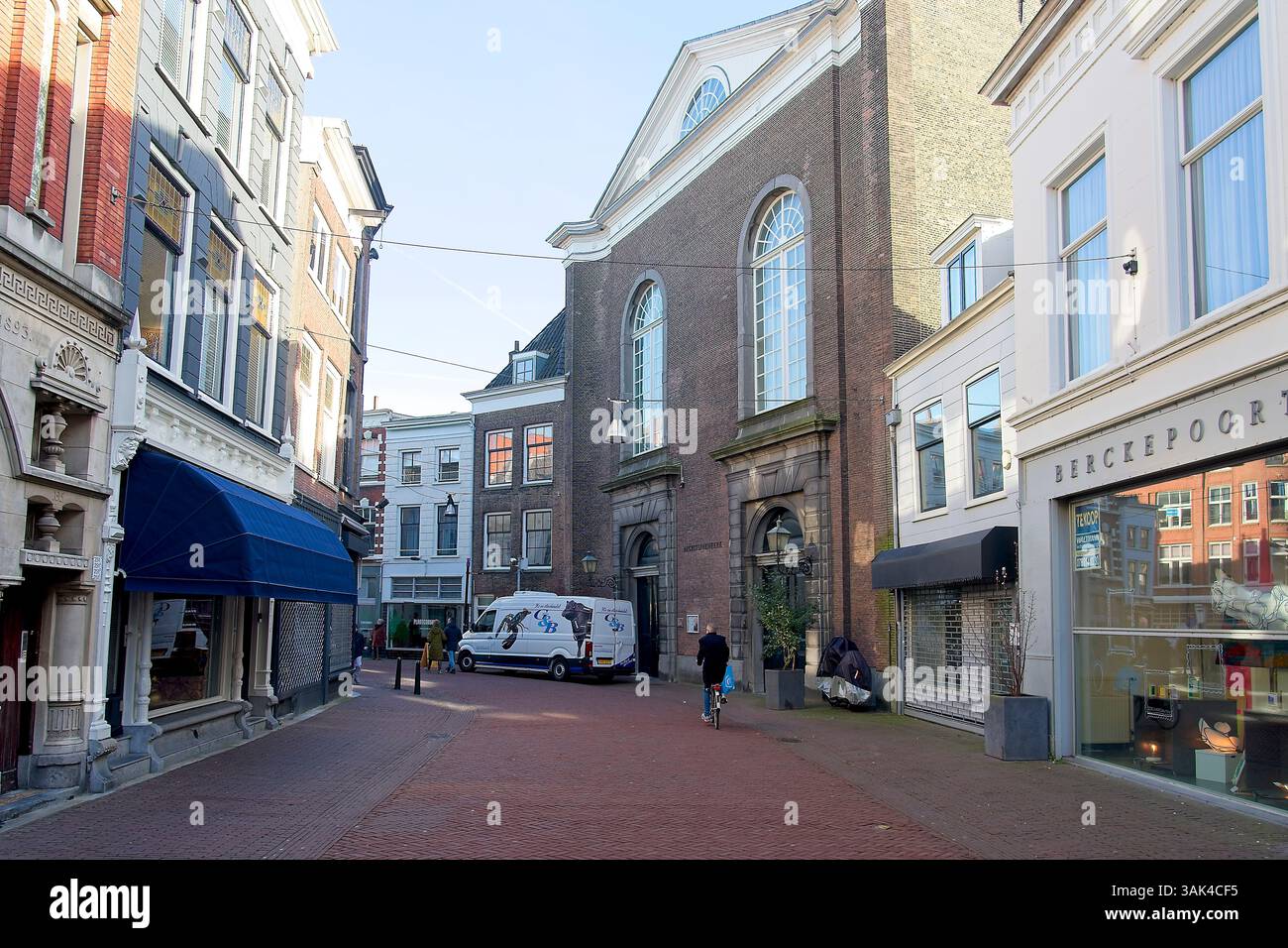 Dordrecht pays-Bas - 27 janvier - 2024 - Eglise médiévale augustinienne à Voorstraat à Dordrecht aux pays-Bas Banque D'Images