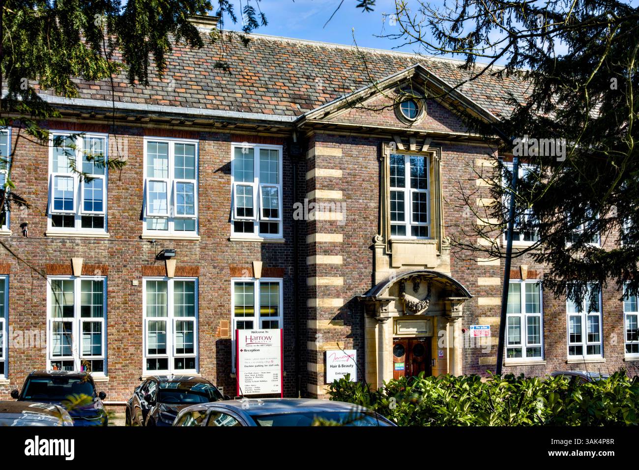 Harrow on the Hill Campus fait partie du Harrow College, Borough of Harrow, Londres, Angleterre, Royaume-Uni Banque D'Images