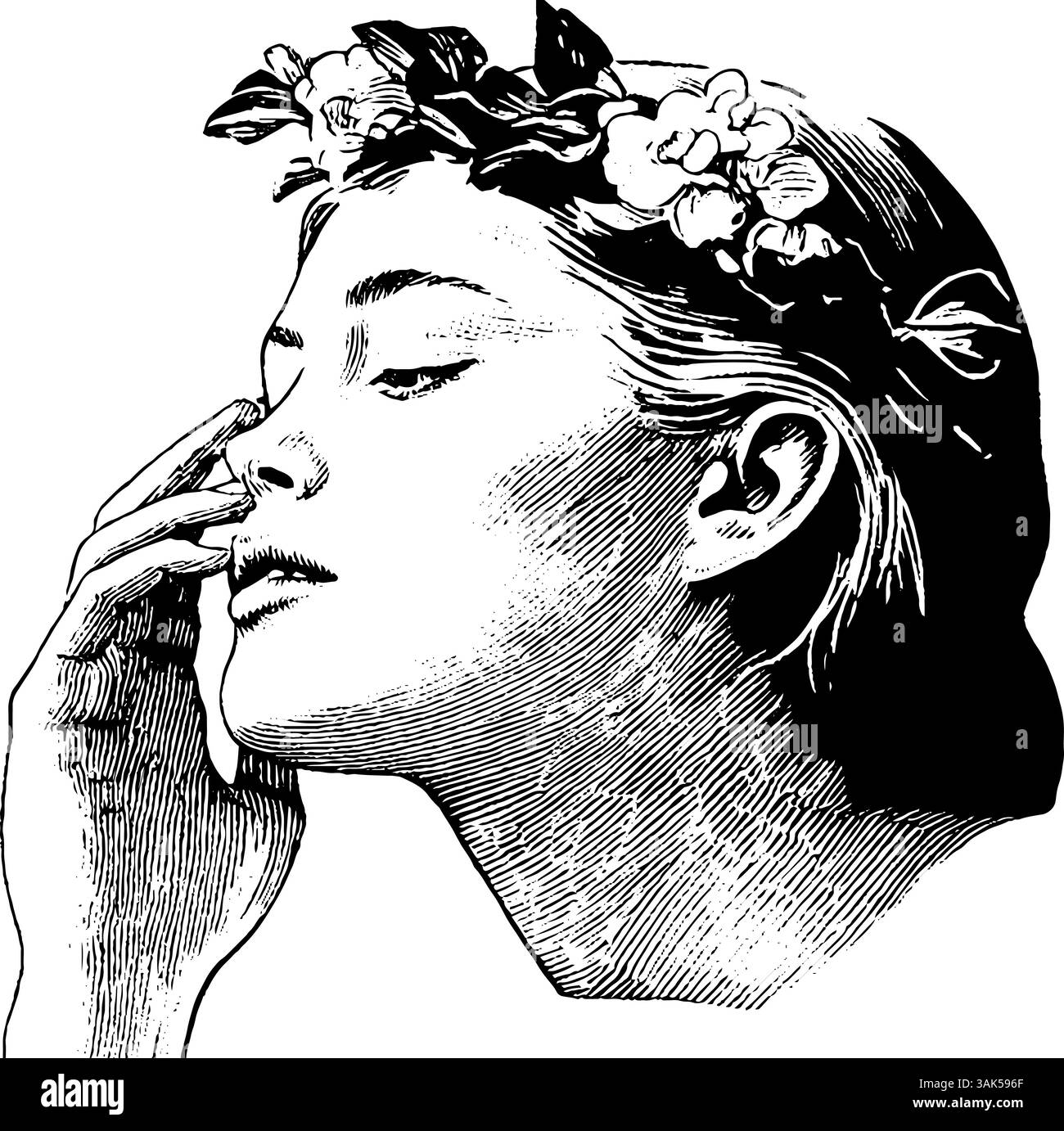 Design élégant de gâteau de mariage avec des gravures florales pour les célébrations. Illustration de Vecteur