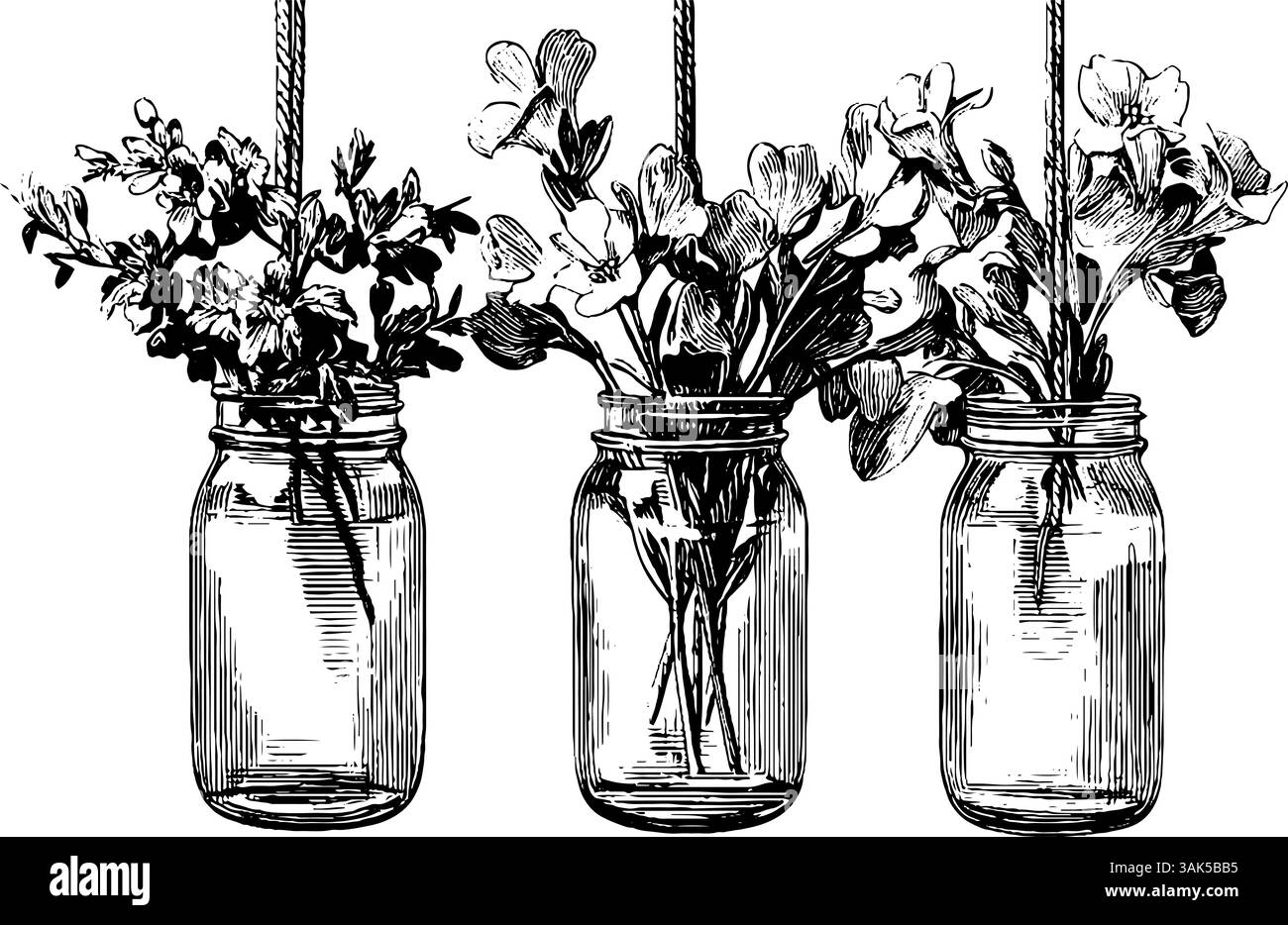 Illustration gravée vintage d'une enveloppe élégante avec un design floral pour cartes de voeux. Illustration de Vecteur