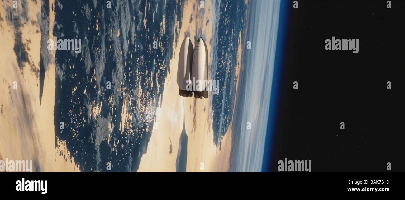 27 septembre 2016 - Hawthorne, CA, États-Unis d'Amérique - illustration conceptuelle d'artistes du système de transport interplanétaire SpaceX qui combinera la fusée la plus puissante jamais construite avec un vaisseau spatial conçu pour transporter au moins 100 personnes vers mars par vol. Les ITS réutilisables aideront l'humanité à établir une colonie permanente et autonome sur la planète rouge dans les 50 à 100 prochaines années. (Crédit image : © SpaceX/NASA via ZUMA Wire) Banque D'Images