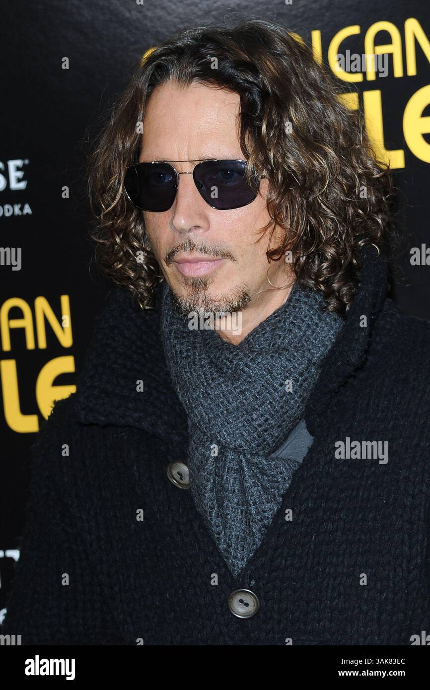 8 décembre 2013 - New York, NY, États-Unis - Chris Cornell assiste à la projection 'American Hustle' au Ziegfeld Theater le 8 décembre 2013 à New York (crédit image : © Kristin Callahan - Ace Pictures/Ace Pictures via ZUMA Press) Banque D'Images