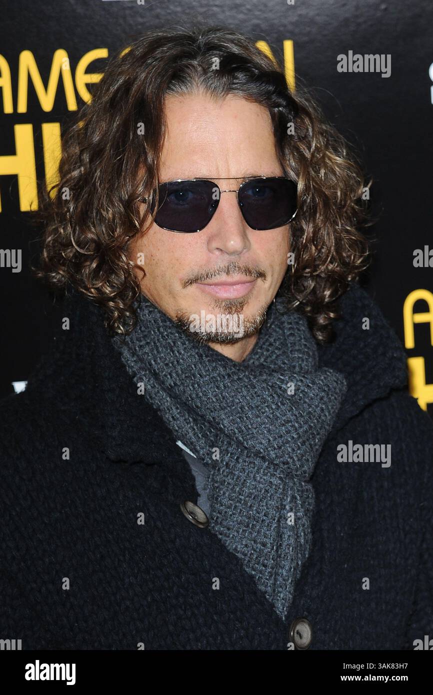 8 décembre 2013 - New York, NY, États-Unis - Chris Cornell assiste à la projection 'American Hustle' au Ziegfeld Theater le 8 décembre 2013 à New York (crédit image : © Kristin Callahan - Ace Pictures/Ace Pictures via ZUMA Press) Banque D'Images