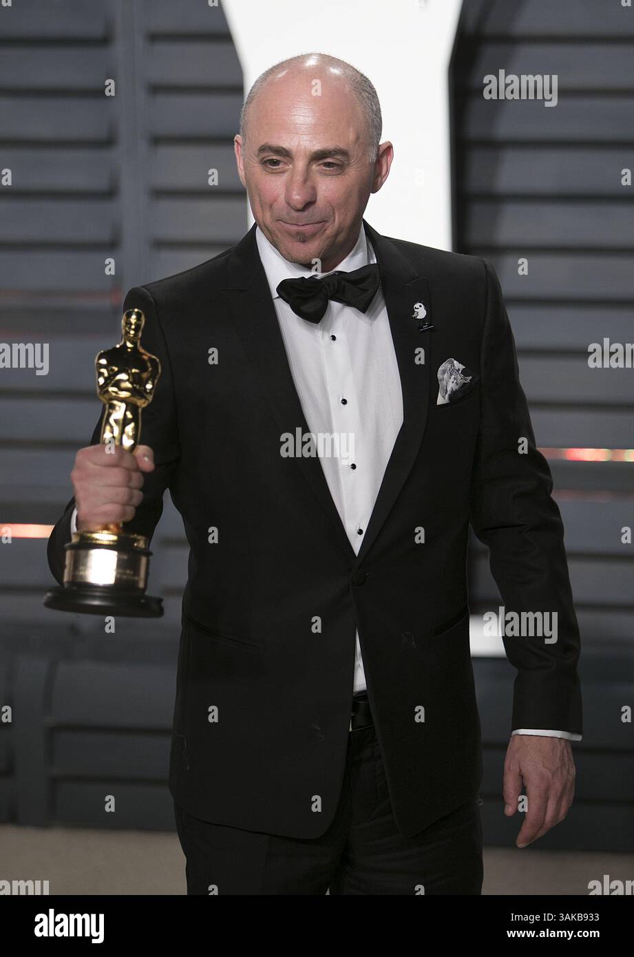27 février 2017 - Beverly Hills, Californie, U. S - Alan Barillar sur le tapis rouge à la Vanity Fair Oscar Party 2017 qui s'est tenue au Wallis Annenberg Center à Beverly Hills, Californie, le dimanche 26 février 2017. (Crédit image : © Prensa Internacional via ZUMA Wire) Banque D'Images