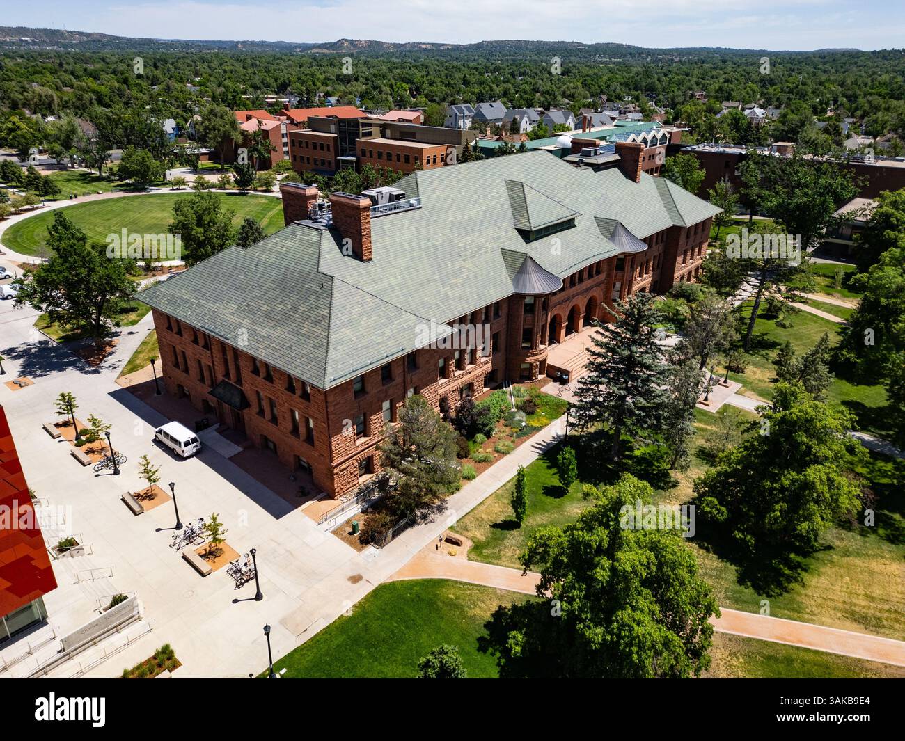 Palmer Hall, Colorado College, Colorado Springs, CO, États-Unis Banque D'Images