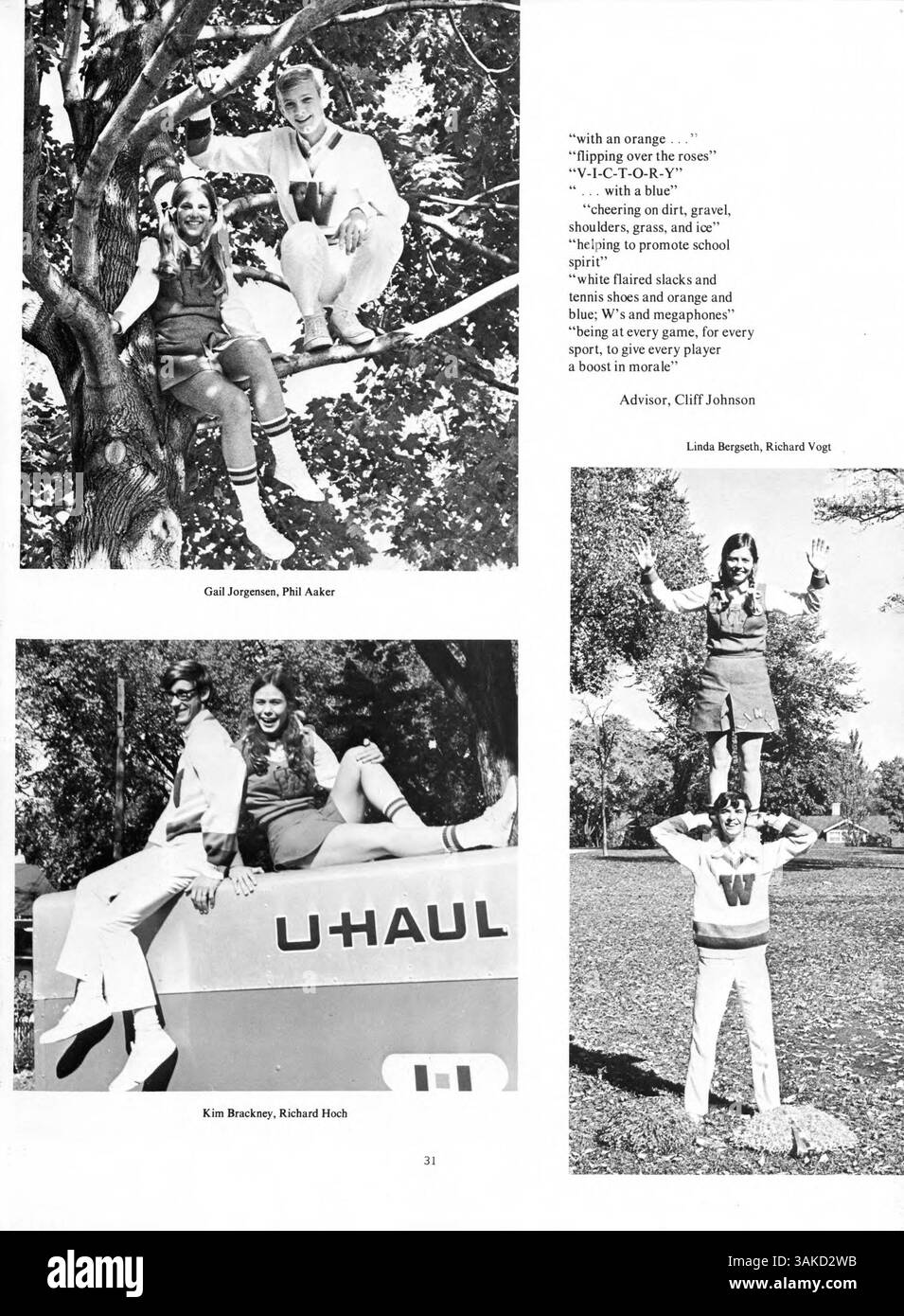 L'annuaire 'Wahian' de 1971 capture l'essence de la vie des étudiants et des professeurs à Washburn High School, en se concentrant sur les activités, les clubs, l'athlétisme et l'histoire afro-américaine au cours de l'année scolaire 1970-1971. Banque D'Images