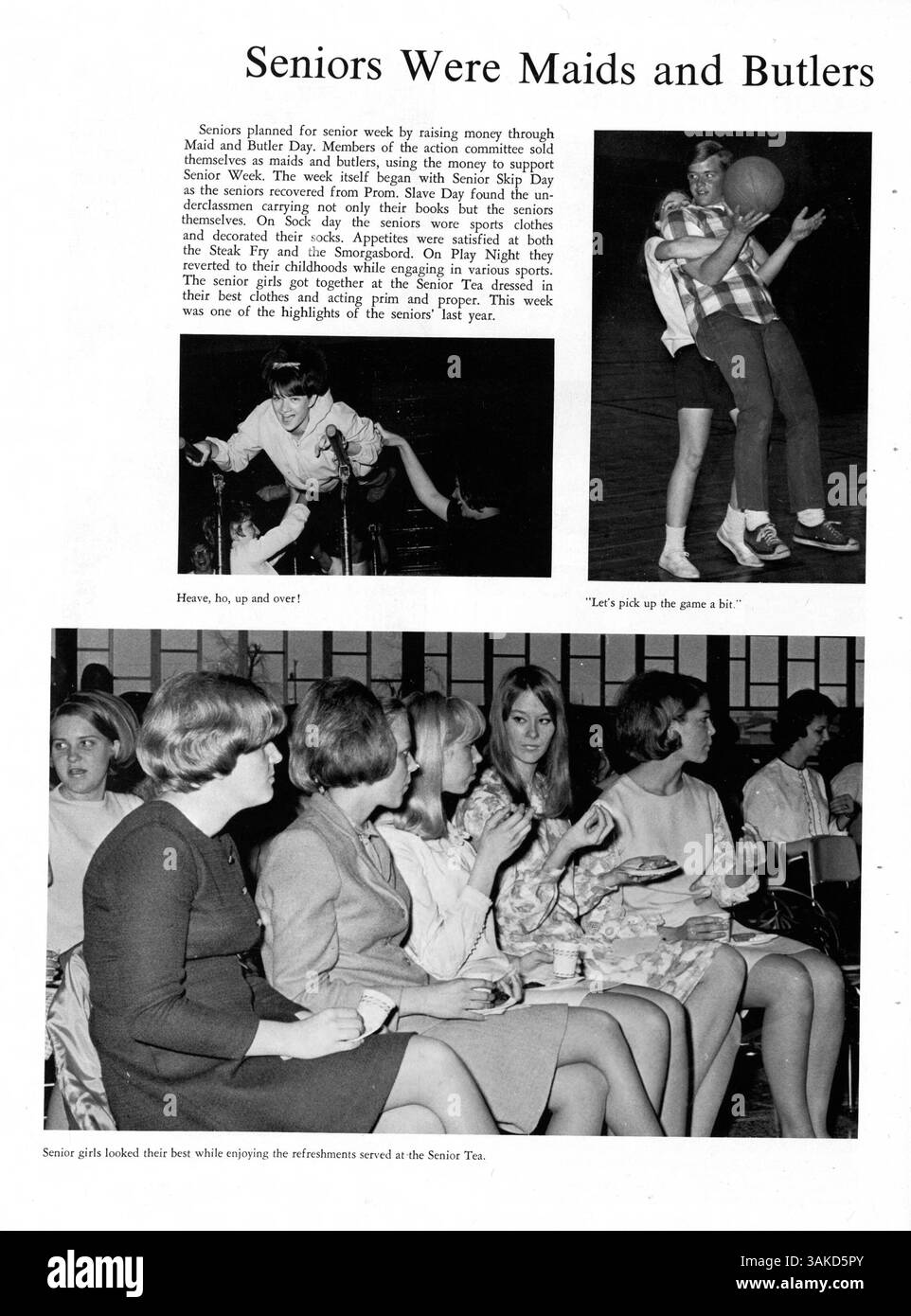 L'annuaire de l'école secondaire Kennedy de 1967 offre un aperçu de l'année scolaire avec les profils des élèves, les faits saillants des enseignants et la documentation des événements. Banque D'Images