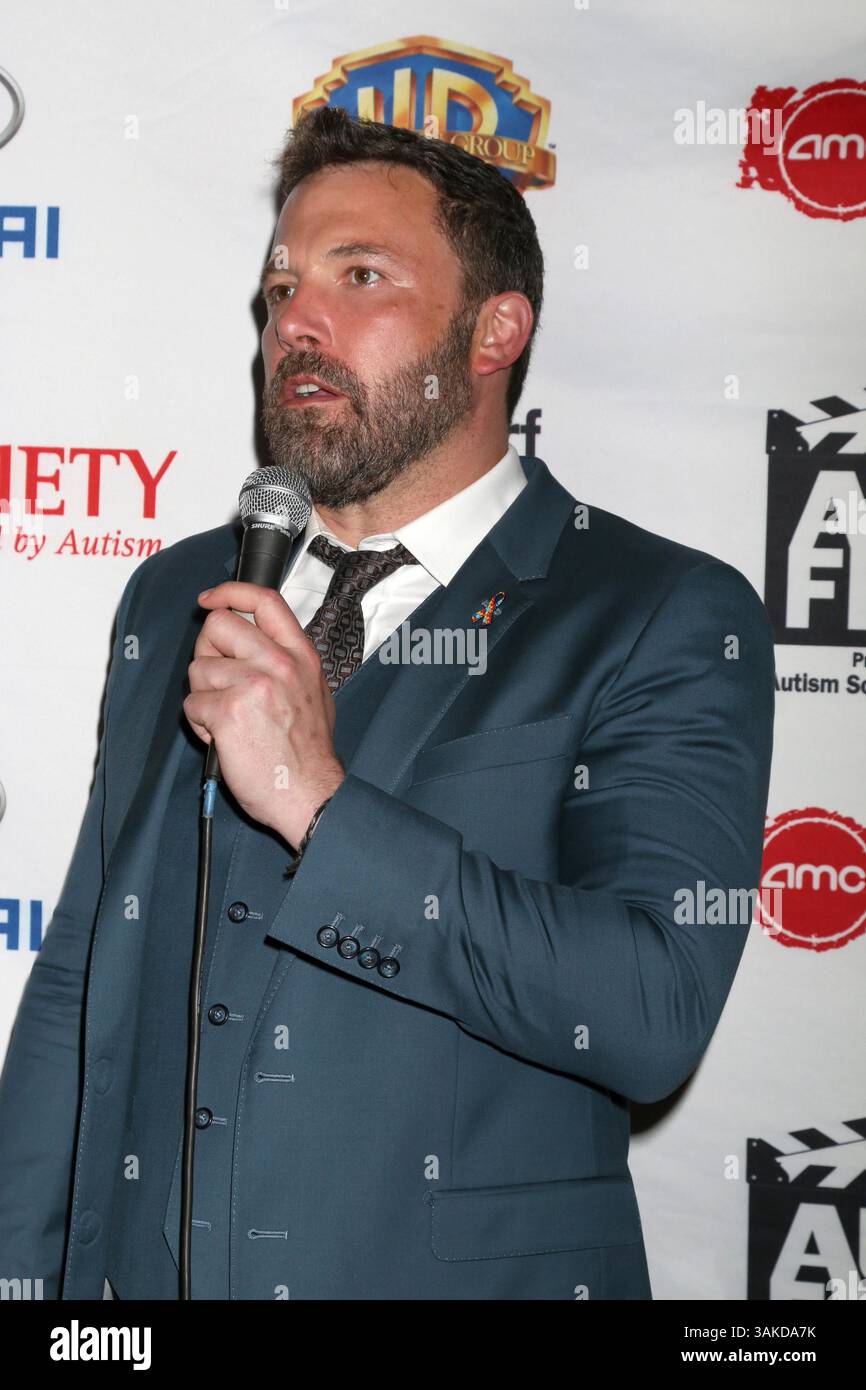 23 avril 2017 - Orange, CA, USA - LOS ANGELES - 23 avril : Ben Affleck au 1er Festival International du film AutFest à l'AMC Orange 30 le 23 avril 2017 à Orange, CA (crédit image : © Kathy Hutchins/Newscom via ZUMA Press) Banque D'Images