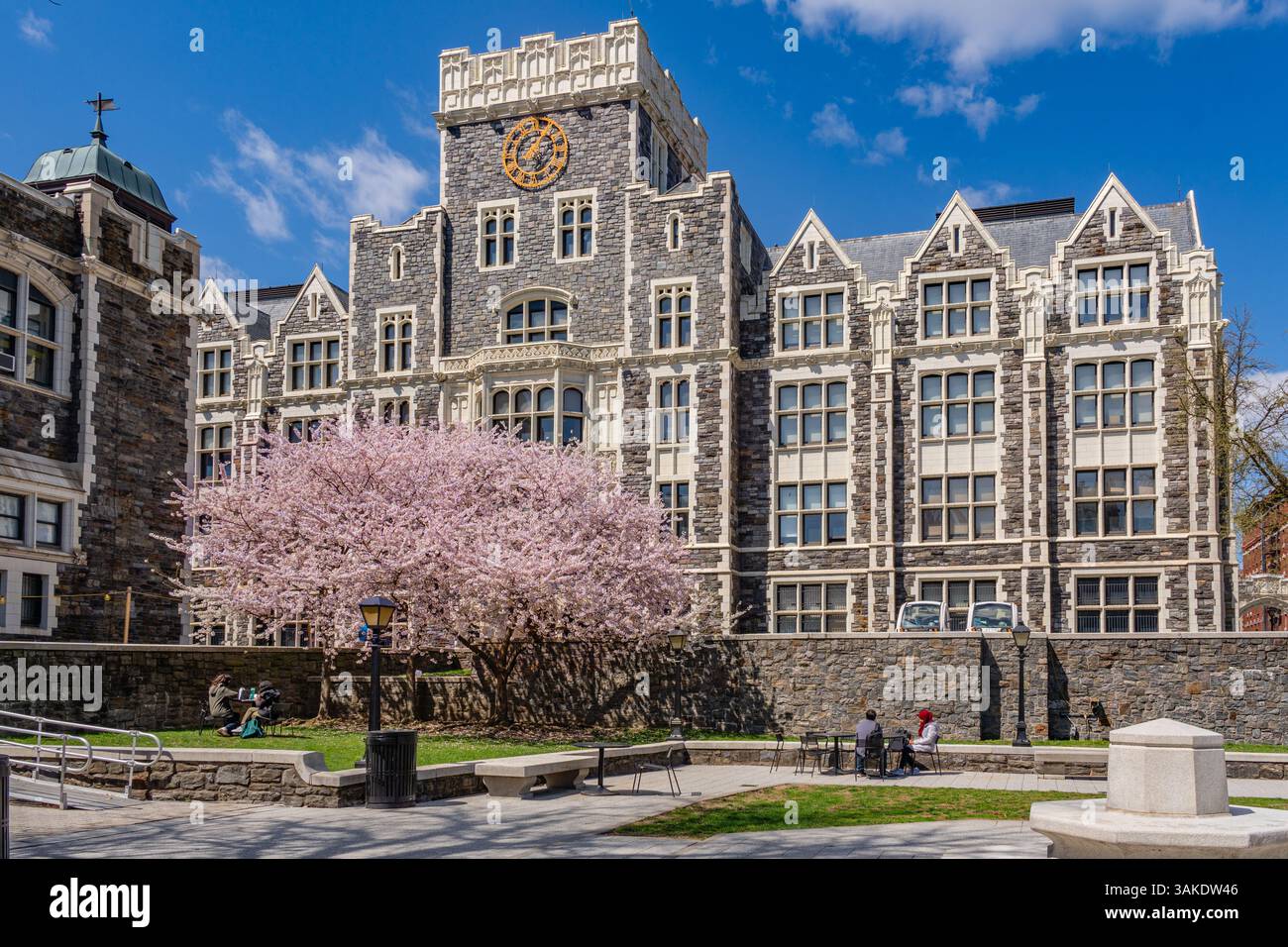 New York, NY, États-Unis - 8 avril, City College Campus sur le côté ouest supérieur de Manhattan. Banque D'Images