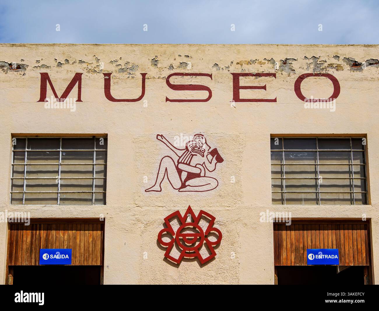 Musée de la Grande Pyramide, Cholula, État de Puebla, Mexique Banque D'Images