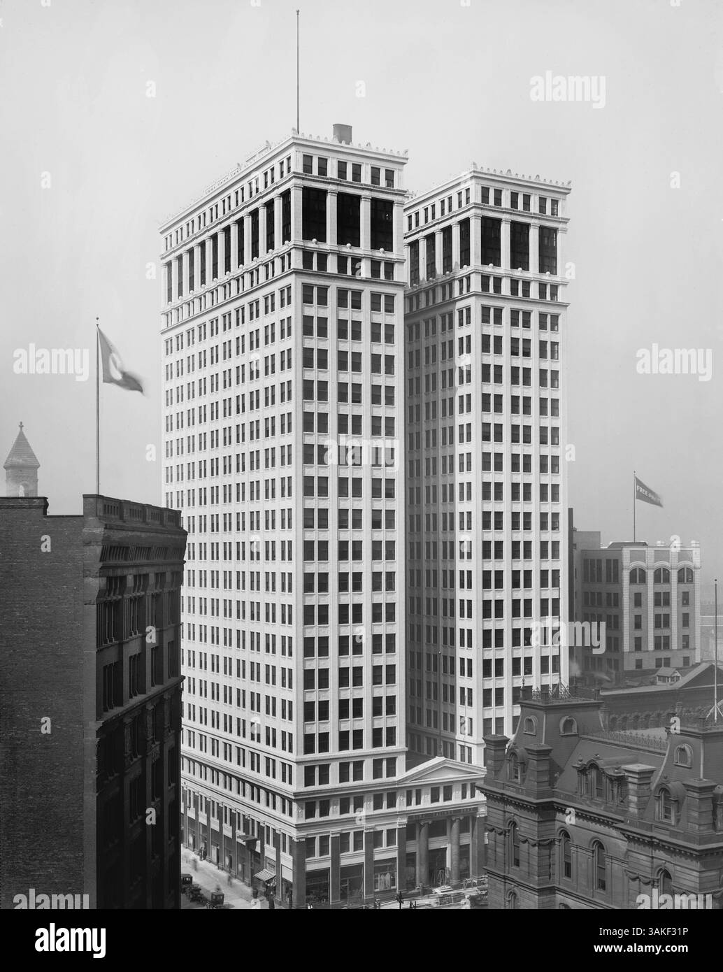 28 mars 2017 - Dime Savings Bank Building, Detroit, Michigan, États-Unis, Detroit Publishing Company, 1915 (crédit image : © Circa images/Glasshouse via ZUMA Wire) Banque D'Images