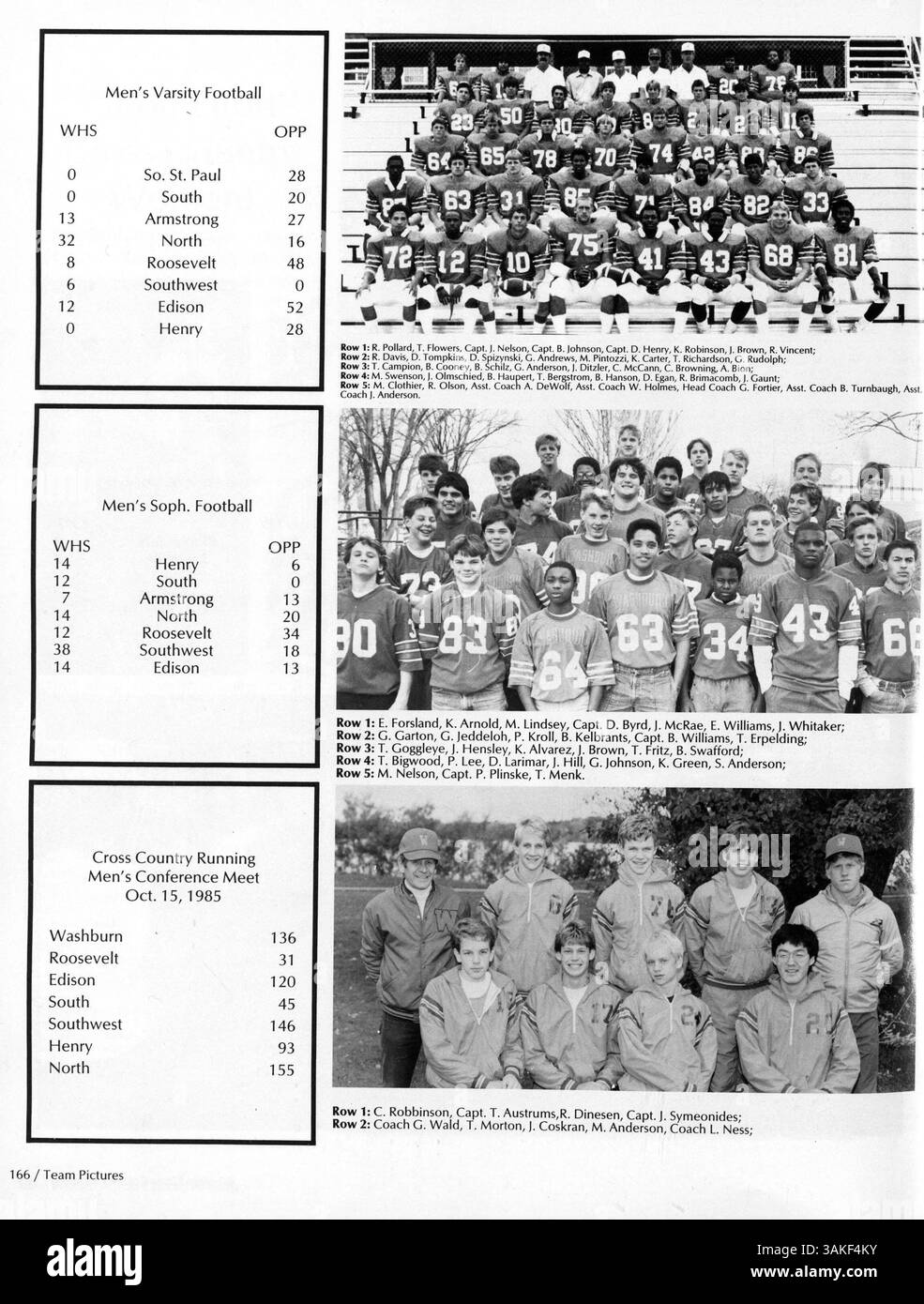 Le Wahian Yearbook 1986 met en lumière l'année scolaire 1985-1986 à Washburn High, documentant les étudiants, les professeurs, l'athlétisme et les activités parascolaires pour célébrer le 60e anniversaire de l'école. Banque D'Images