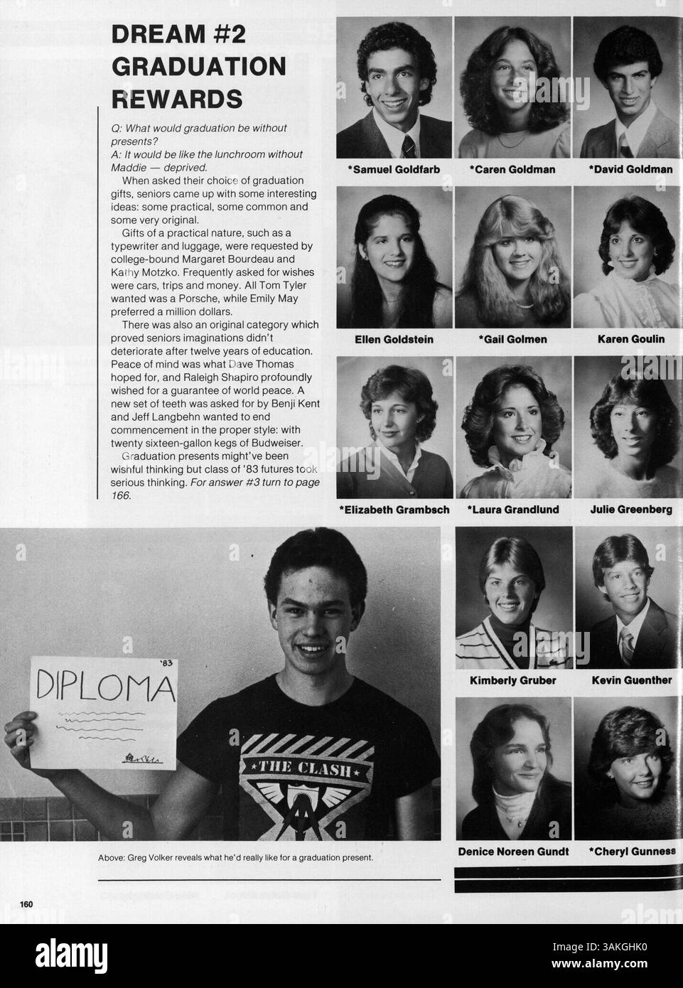 L’Echowan Yearbook 1983 de l’École secondaire Louis Park met en valeur les étudiants, les professeurs, les clubs, les sports et les événements majeurs de l’année scolaire 1982-1983. Il met en lumière la communauté et les réalisations de l'école pendant cette période. Banque D'Images